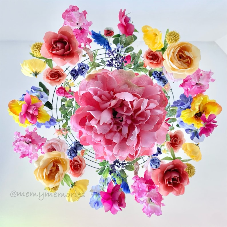 Custom Flower Mobile Nursery Mobile Baby Girl Mobile Etsy Canada