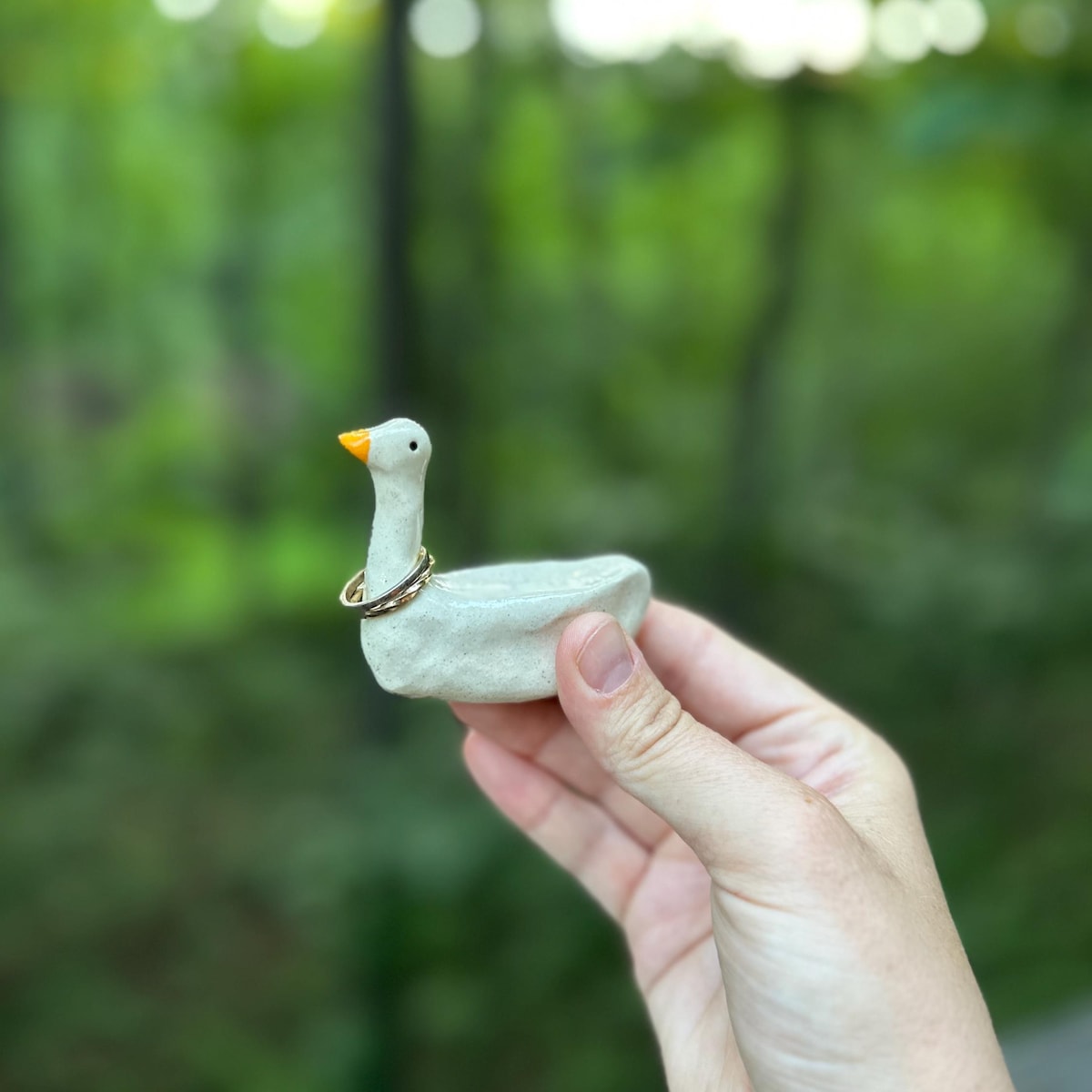 Silly Goose Ring Holder