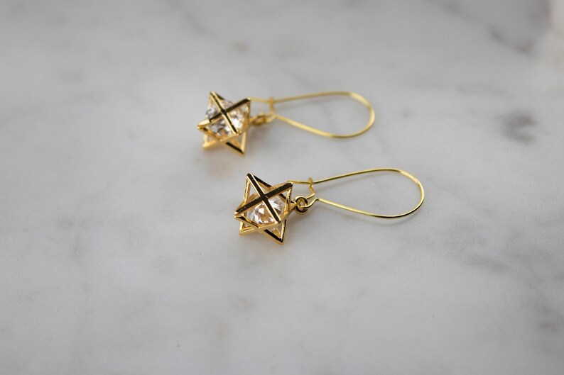 Gold Star Charm Earrings Star Drop Earrings Gold Star Etsy Gold Star Charm Earrings Star Drop Earrings Gold Star Etsy