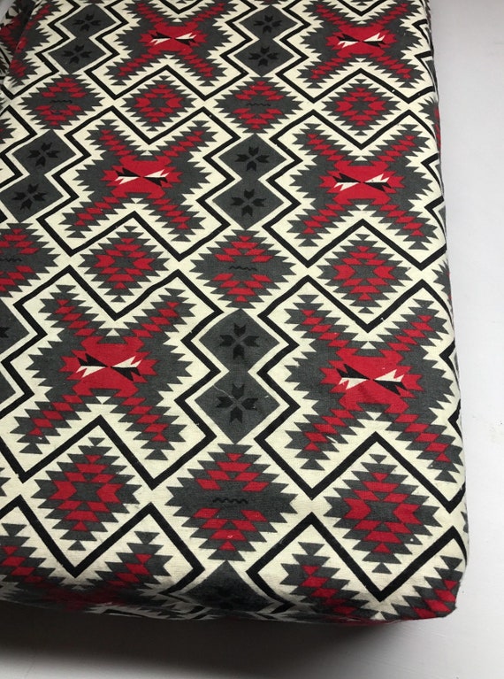 aztec crib sheet