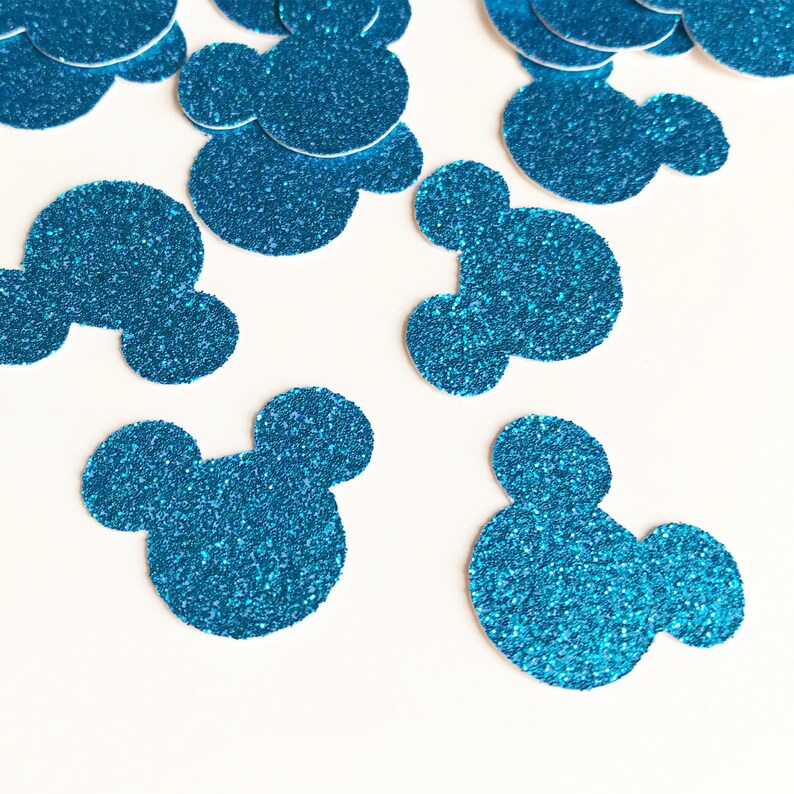 Disney Mickey Mouse Glitter Confetti Party Decor Ready to ship in 2-3 days!