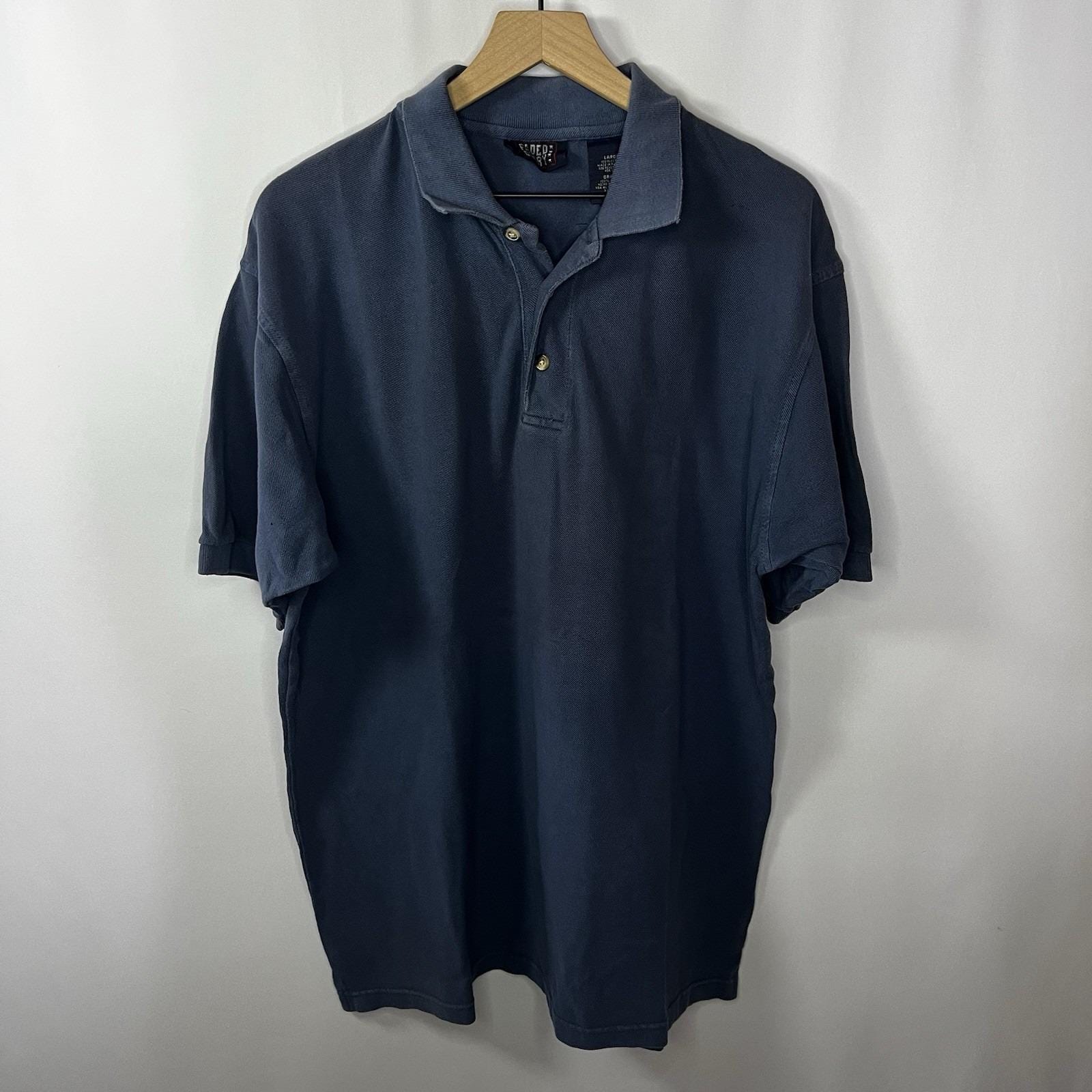 Blouse Rayée Faded Glory Taille 2X - Royal Et Blanc, Manches Courtes