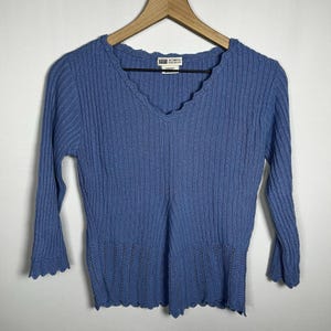 Pull Tissé Manches Courtes Marron Faded Glory - Taille XL Femme, Occasion Très Bon état
