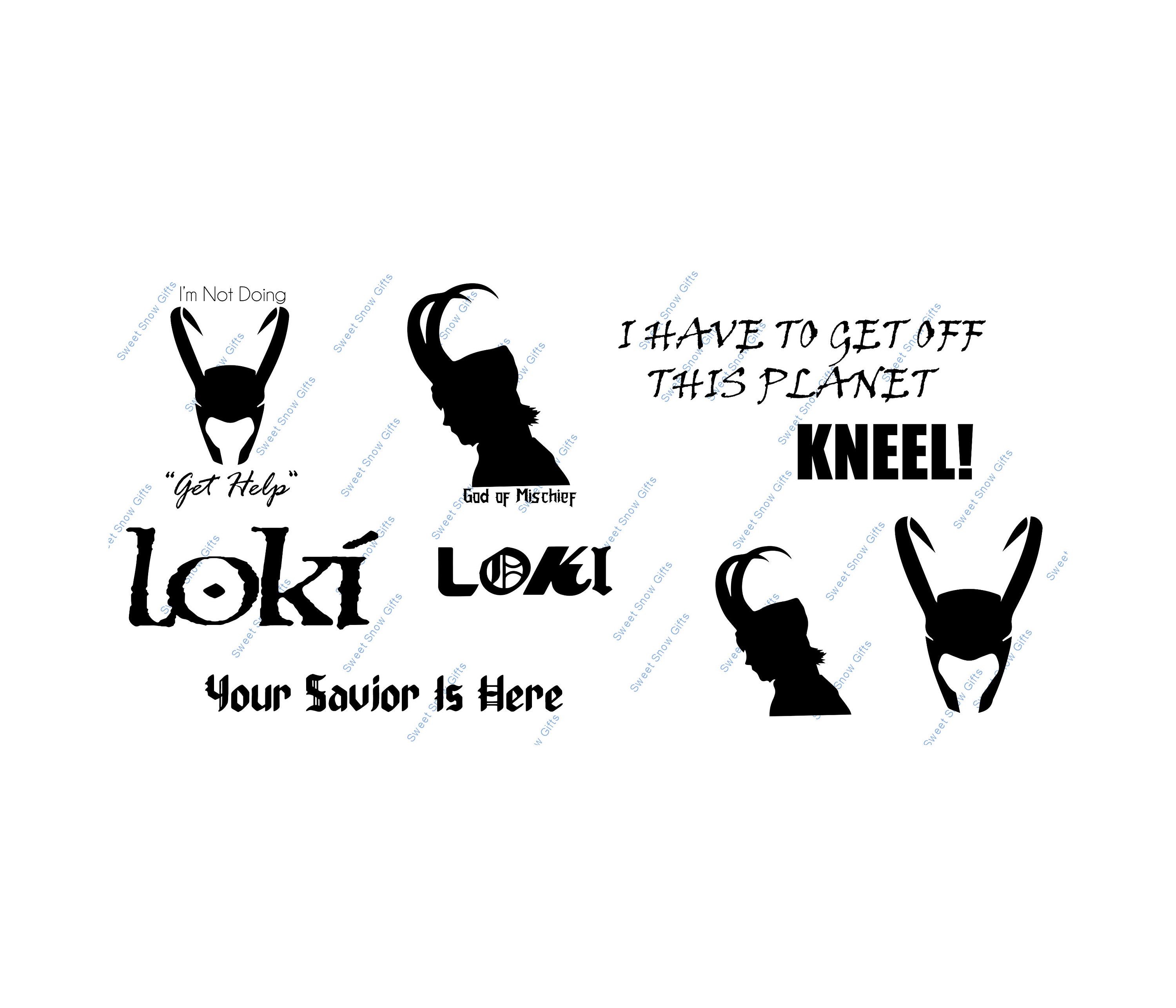 Download HUGE lot of LOKI digital downloads svg pdf png Cricut | Etsy