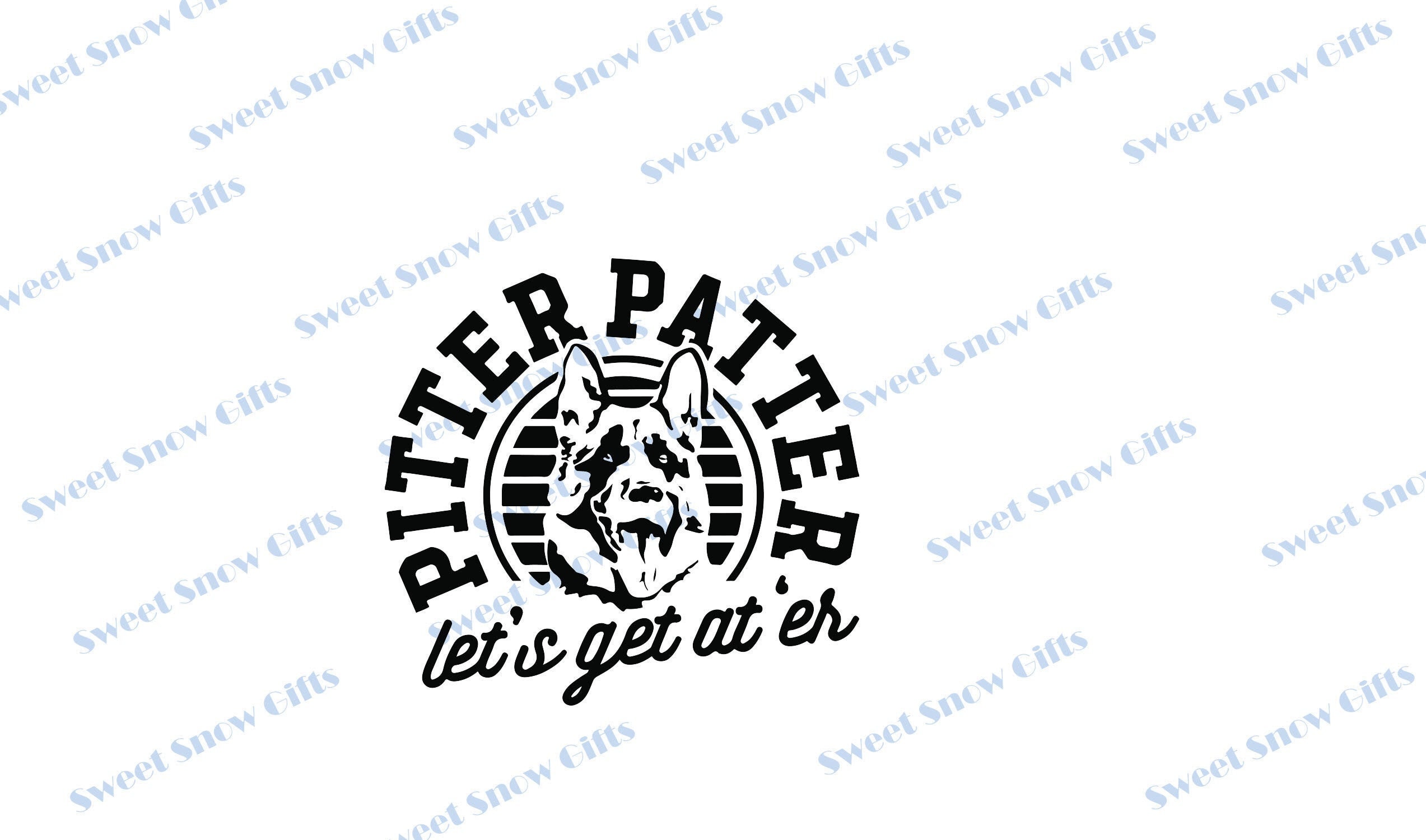 Letter Kenny Pitter Patter Let's Get At 'Er SVG PNG Etsy
