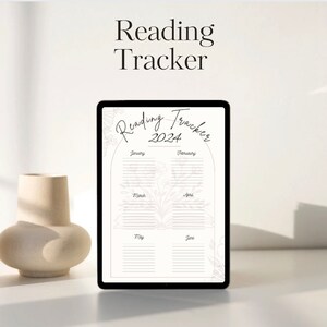 Reading Tracker Printable, Monthly Reading Log A4 A5 Letter HP Classic ...