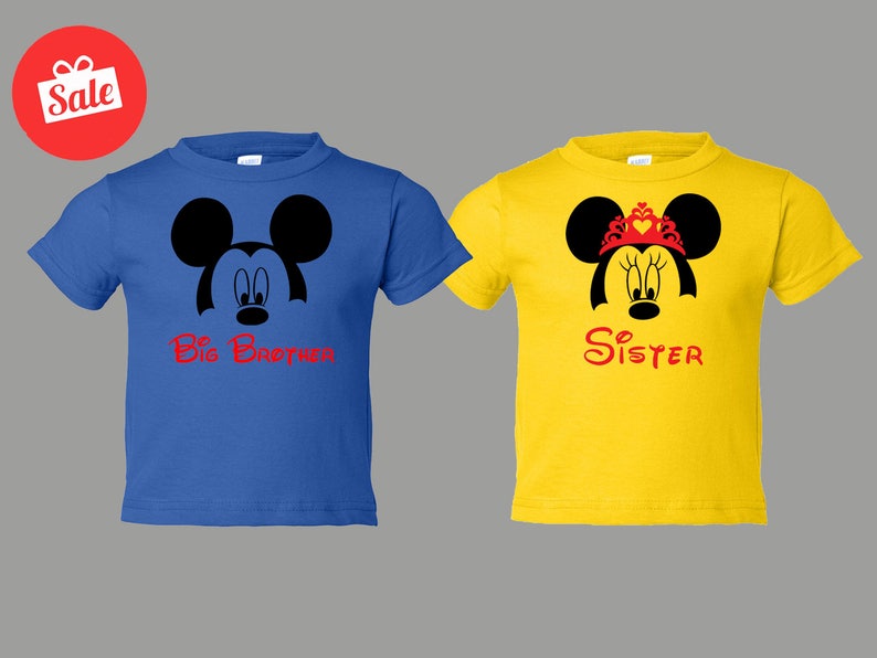 brother and sister disney shirts