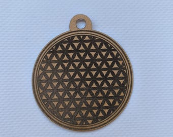 Flower of Life car mirror pendant