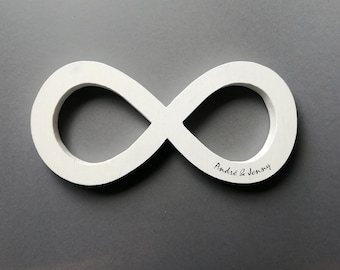 Wooden infinity sign - wall decoration
