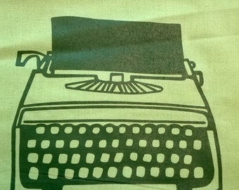 Fabric bag typewriter