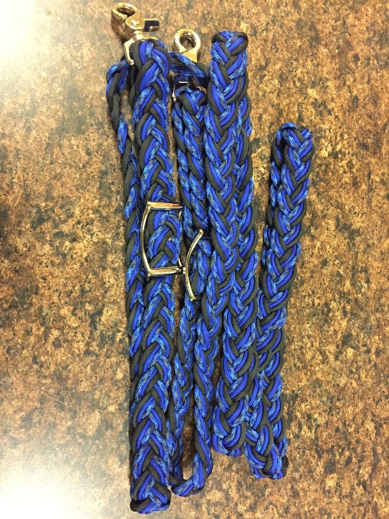 Horse Reins Barrel Mecate Rommel Roping Etsy