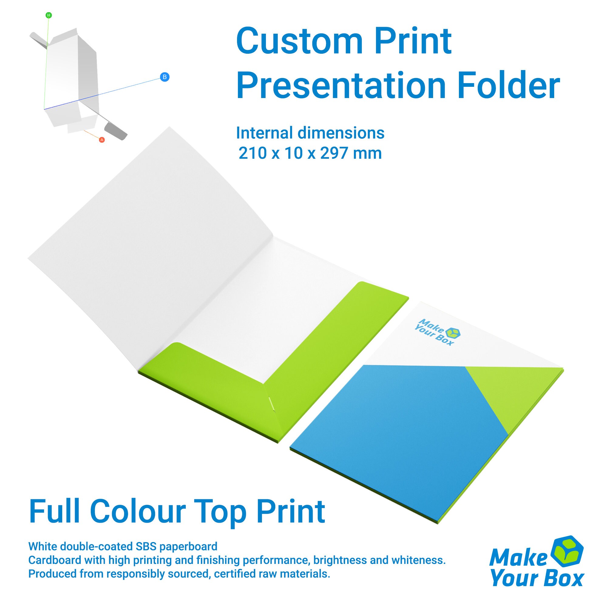 Paperboard en carton personnalisable et imprimé de table