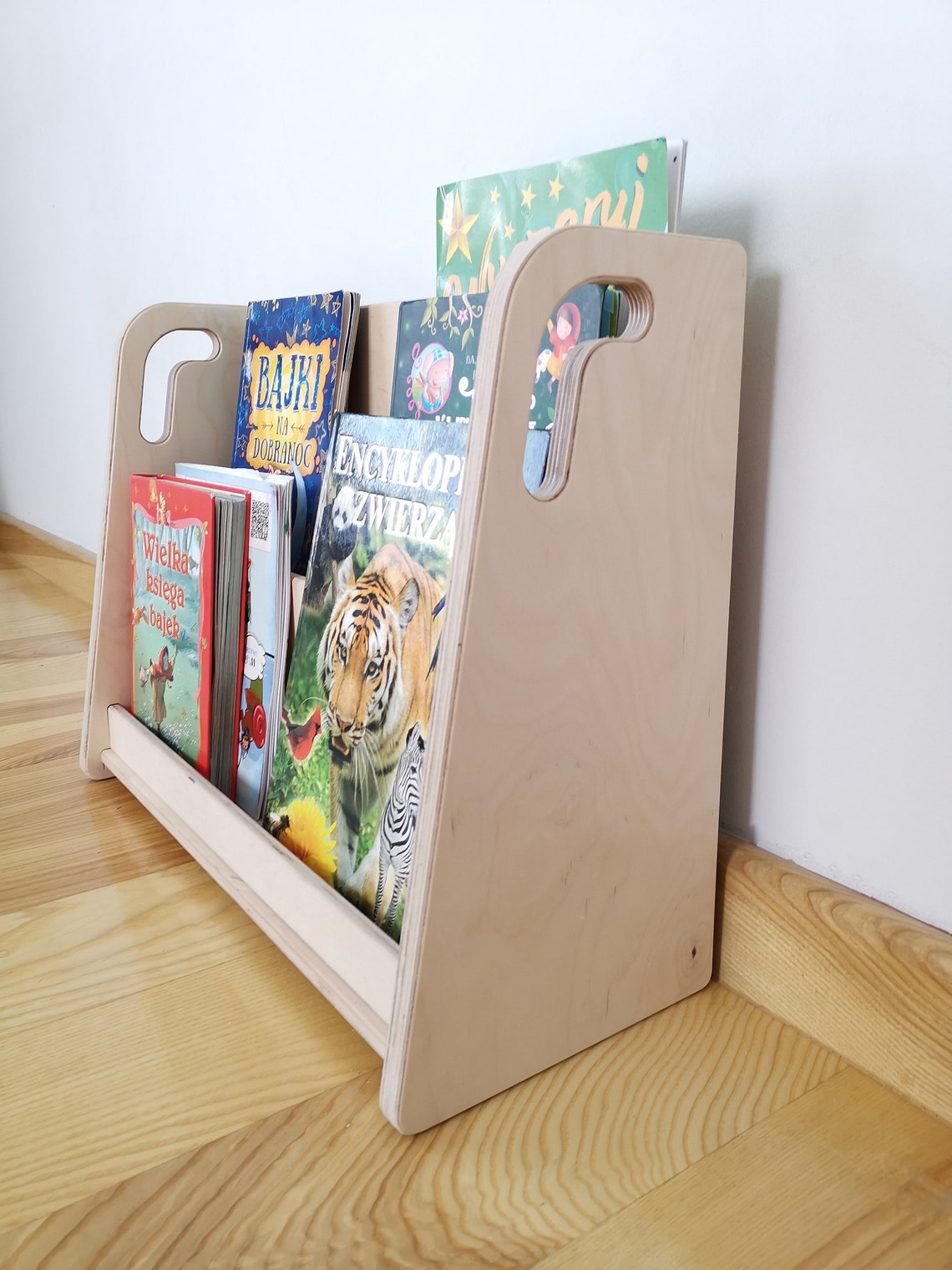 Montessori Bookshelf Wall Shelf Nursery Bookcase Bookstand Etsy