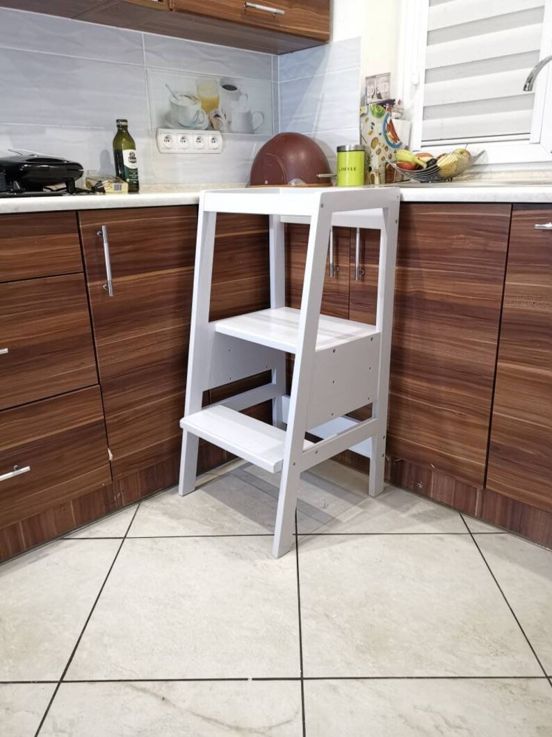 Helper Tower SOLID WOOD Kitchen Tower Wooden Helper Etsy