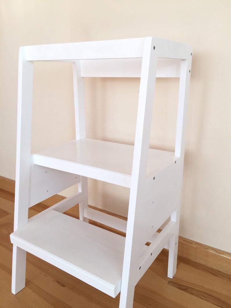 Helper Tower SOLID WOOD Kitchen Tower Wooden Helper Etsy