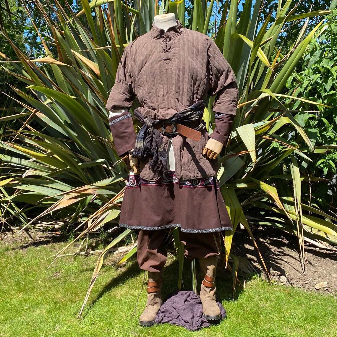 LARP Costume Set / Forest Rogue / Scout / Brown and White / | Etsy