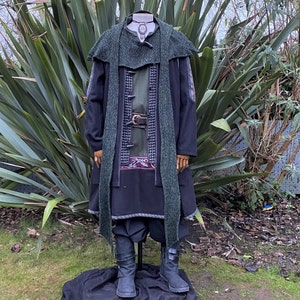 Woodland Druid LARP Outfit - 3 Pieces| LARP, Medieval, Viking, Pirate, Rogue, Warrior, Fantasy, Cosplay and Ren Faire
