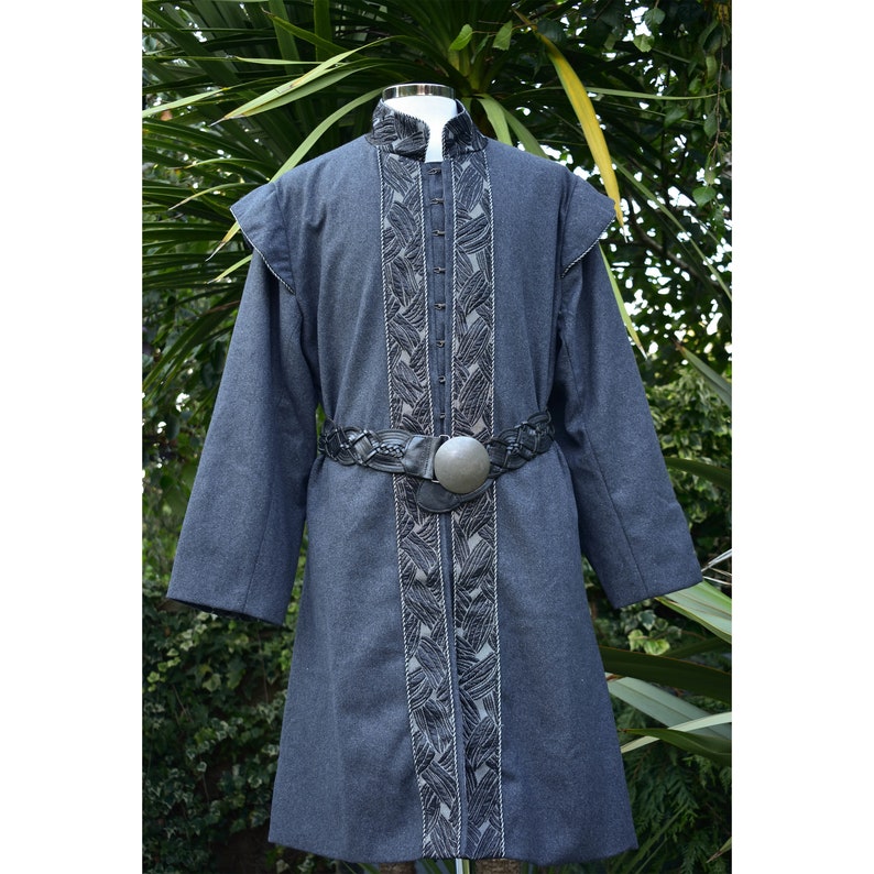 LARP Coat / Noble / Lord / Mage / Wool / Grey / Steampunk / | Etsy