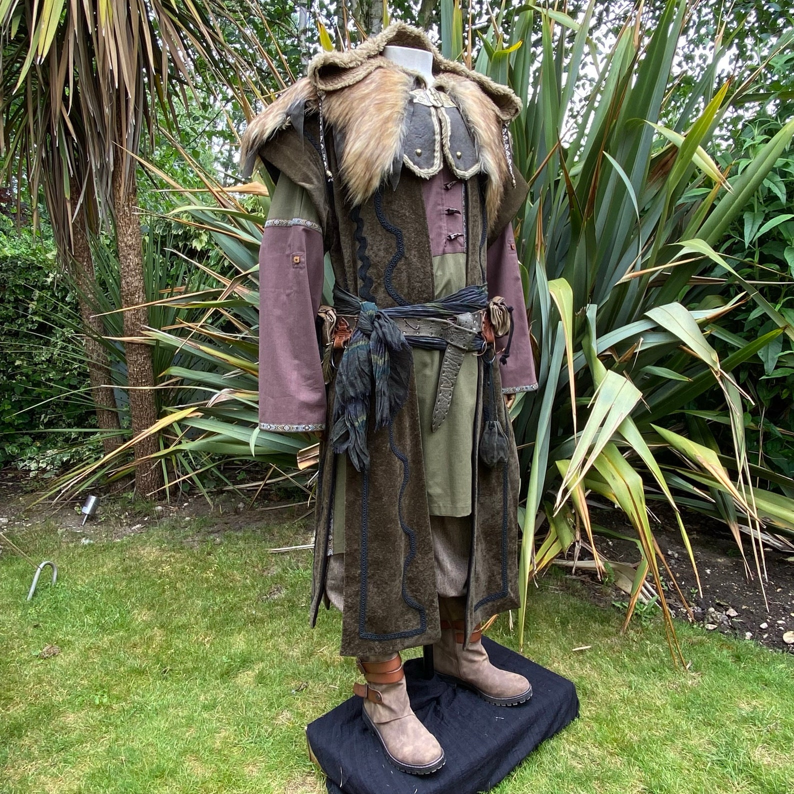 LARP Forest Alchemist Costume Set / Green/ Shaman / Druid / | Etsy