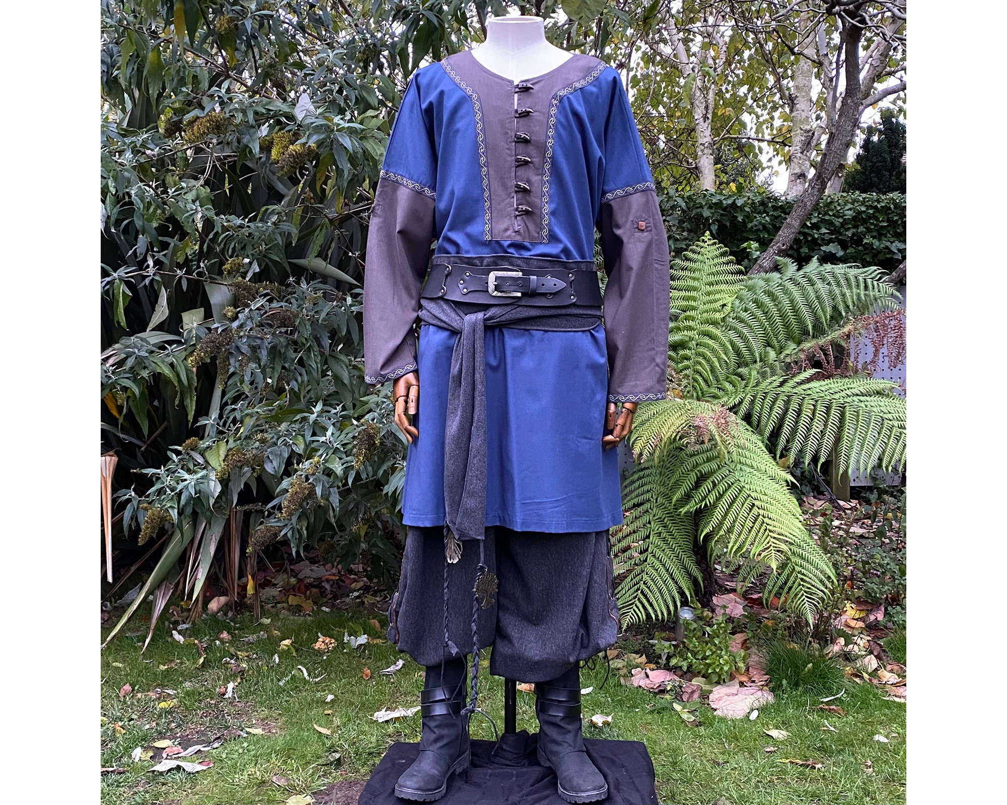 LARP ベーシック衣装 - 3 点: LARP、中世、コスプレ、ファンタジー衣装 