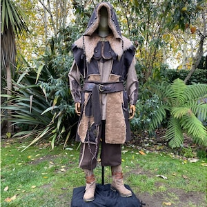 Barbarian Berserker LARP Outfit - 5 Piece; for LARP, Medieval, Cosplay, Fantasy Costumes, and Renaissance Faire