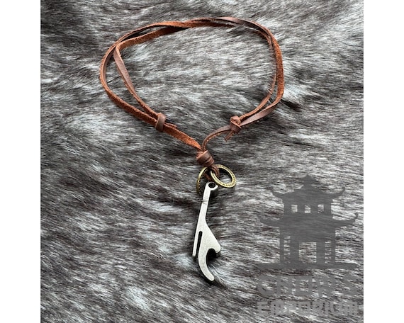 Bottle Opener Necklace LARP Sash, Amulets, Accessory Silver - Main Image