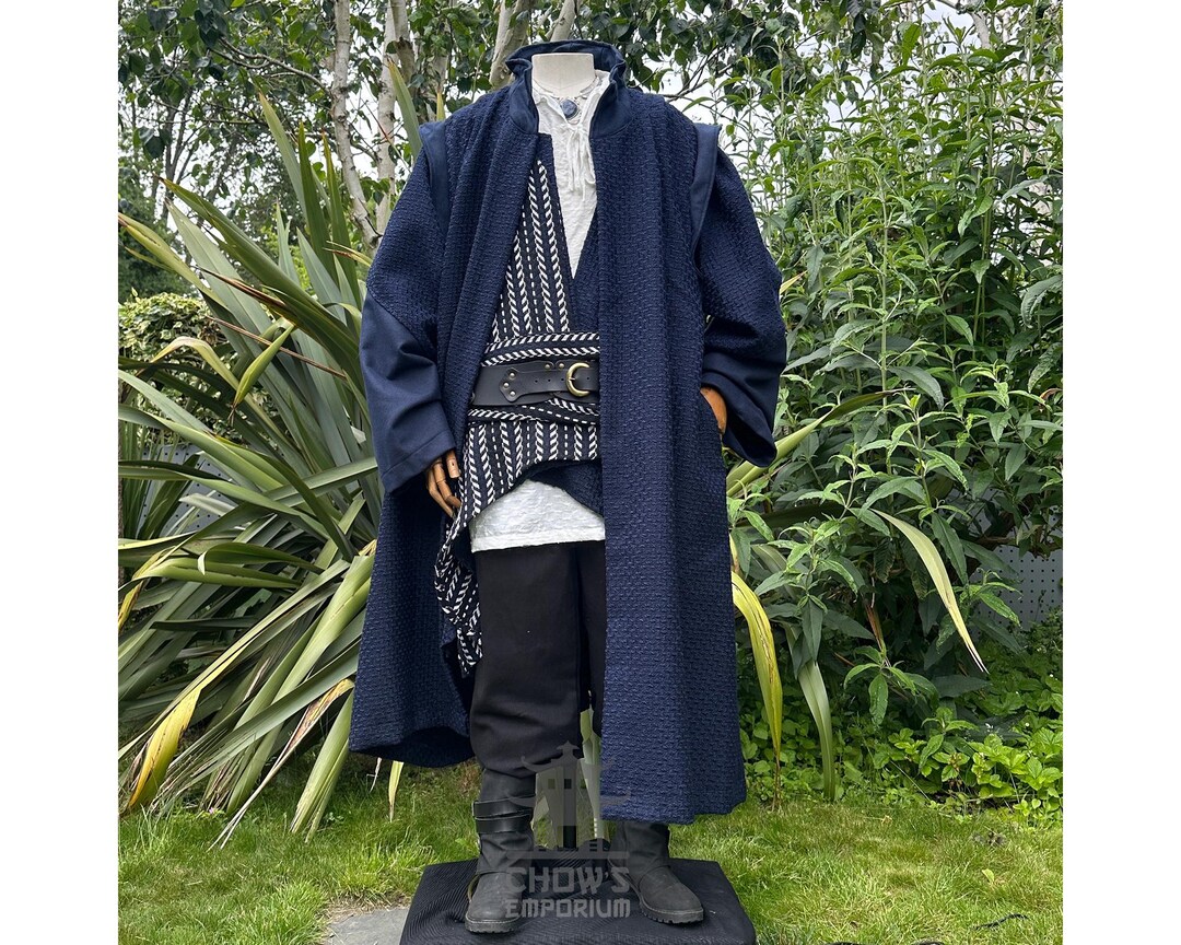 Azure Sea Admiral LARP Outfit - 6 Pieces; for LARP, Medieval, Cosplay ...