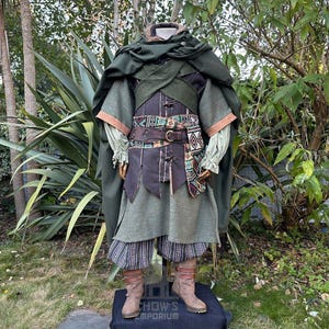 Elite Forest Ranger LARP Outfit - 8 pieces; for LARP, Medieval, Cosplay, Fantasy Costumes, and Renaissance Faire