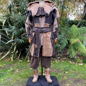 Barbarian Berserker LARP Outfit - 4 Pieces, for LARP, Medieval, Cosplay, Fantasy Costumes, and Renaissance Faire