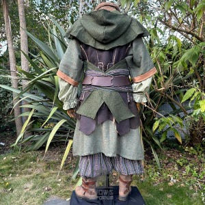 Forest Ranger LARP Outfit 6 Pieces, Waistcoat, Tunic, Shirt, Hood ...