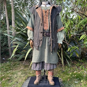 Forest Fighter LARP Outfit - 4 pieces, for LARP, Medieval, Cosplay, Fantasy Costumes, and Renaissance Faire