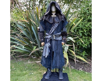 Mountain Alchemist LARP Outfit - 7 Pieces for LARP, Medieval, Cosplay, Fantasy Costumes, and Renaissance Faire