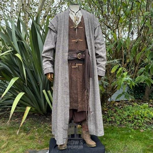 Brown Full Length Robe for LARP, Cosplay, Renfaire, and Fantasy Events