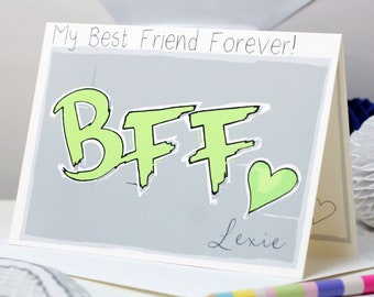 kurry 「BFF - Best Friend Forever」額装付き kurry 「BFF - Best Friend Forever」額装付き（kurry u300cBFF