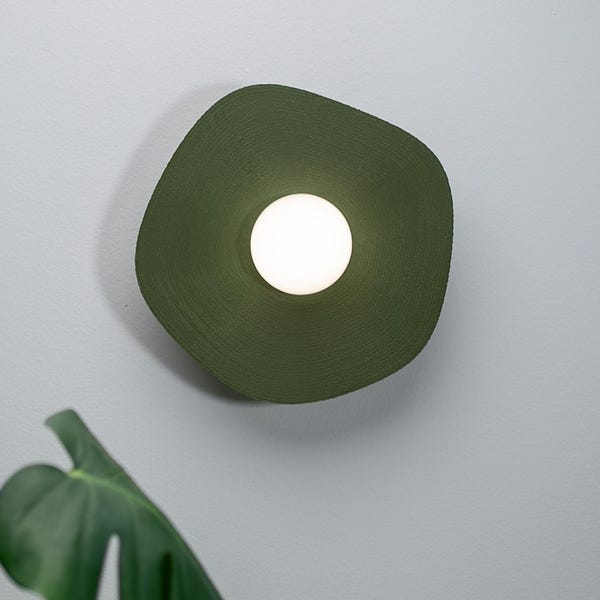 3D Printed Pearl Wall Light: Wireless Renter-Friendly Decor