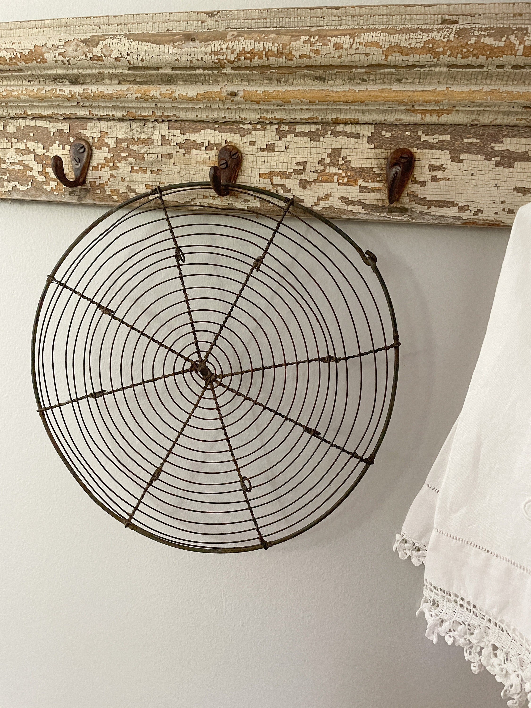 Old French Volette// Vintage French Cooling Rack// Vintage Etsy