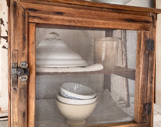 French Vintage Garde Manger// Vintage Cheese Safe// Wooden - Etsy