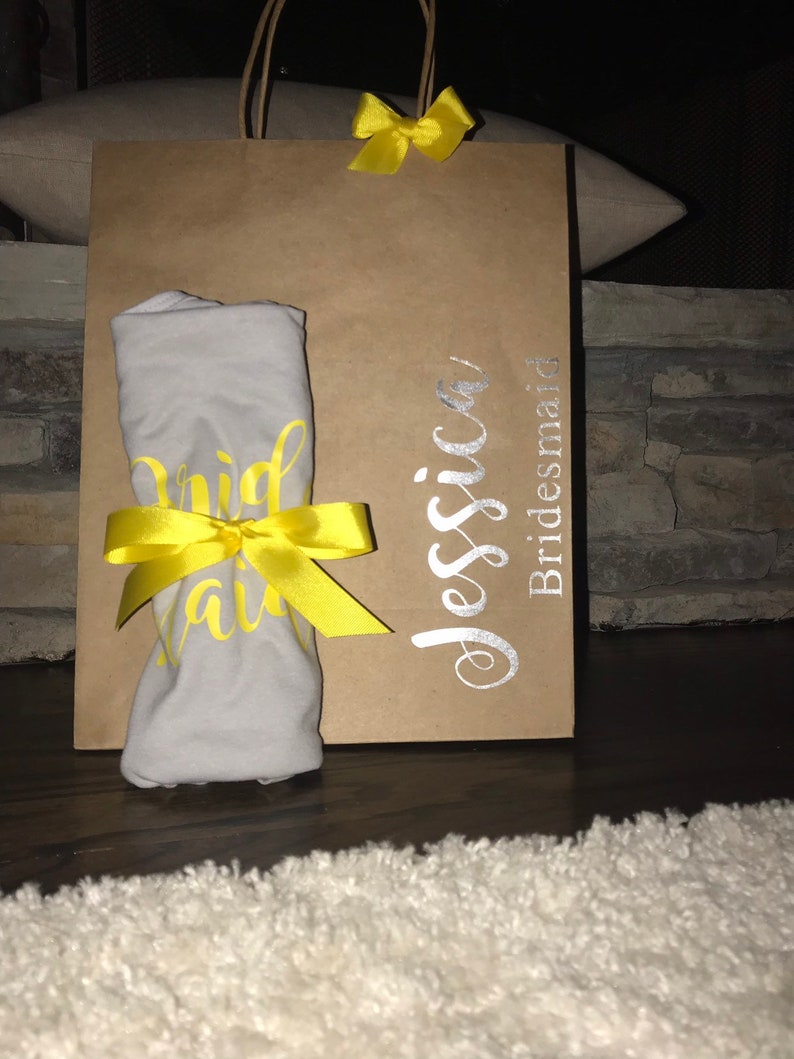 tumbler shirt Bridesmaid proposal gift set with personalized gift bag bridesmaid gifts bridal party bag unique gifts for bridesmaid
