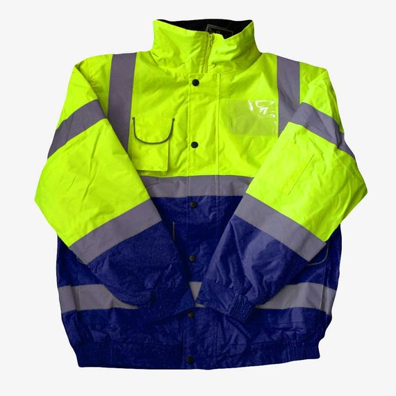hi vis blue jacket