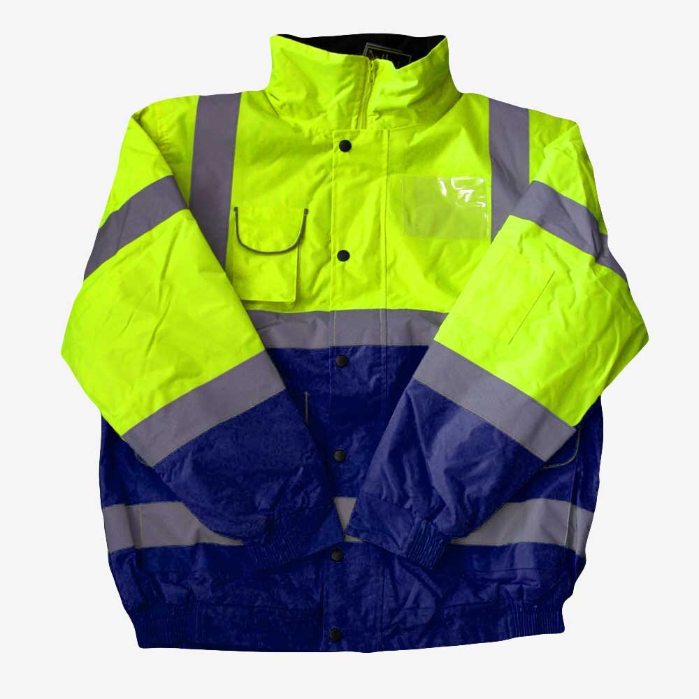 hi vis jacket blue