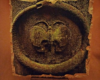 Ouroboros, rebirth, Fresco (VISUAL PRINT)