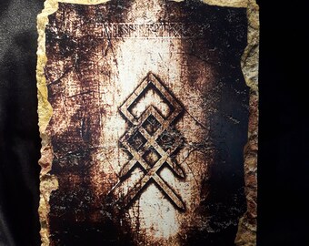 Othila, Viking Runes, Fresco