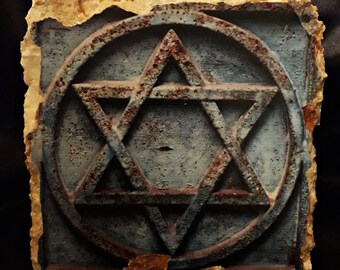 The Shield, Star of David, Fresco (VISUAL PRINT)