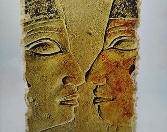 Khnumhotep and Niankhkhnum, Egyptian Art, Fresco (VISUAL PRINT)