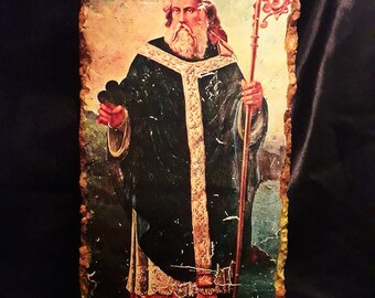 Saint Patrick day, wedding gift, stone Fresco