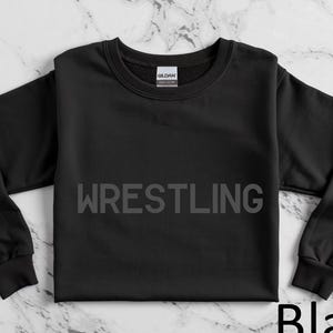 Bequemes Puff Wrestling Sweatshirt, Wrestling Saison Rundhalsausschnitt, Wrestling Family Puff Sweatshirt, mehrere Farben!