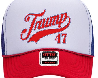 Gorra de camionero Trump 47, Otto Mid Profile Mesh Back