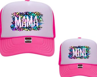 Mamma- och minihattar i ljusa färger, mössor för mor och dotter, sommarflickor, damhatt, flera färger tillgängliga