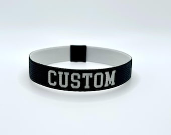Custom Reversible Bracelet Wristband - 2 Sides to Customize