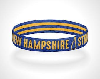 Braccialetto reversibile New Hampshire Strong Bracciale Mostra il tuo amore per il New Hampshire